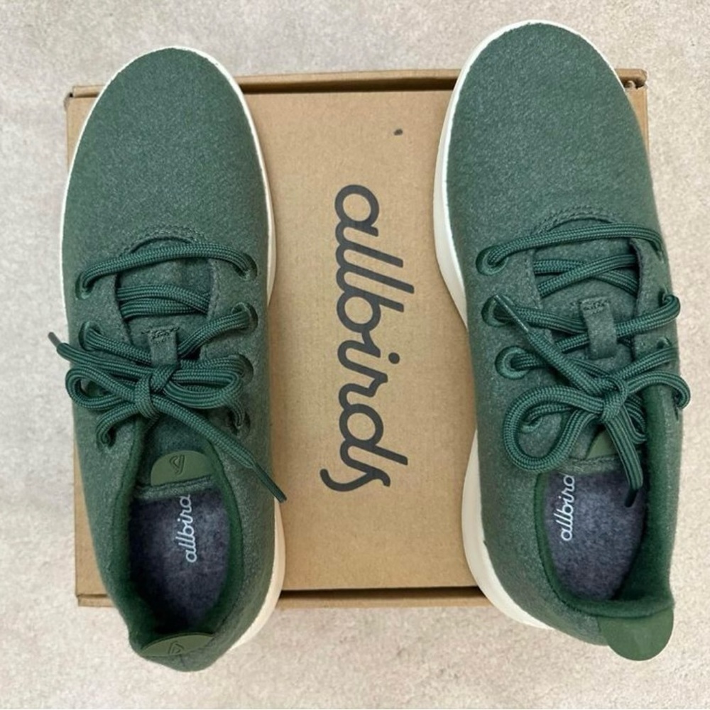 All Birds Wool Runners Hazy Cargo Size 8 - Picture 2 of 6